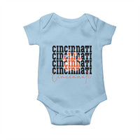 Cincinnati Tiger Paw Baby Onesie Football Lover Gift - Wonder Print Shop