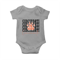 Cincinnati Tiger Paw Baby Onesie Football Lover Gift - Wonder Print Shop