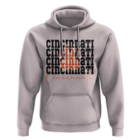 Cincinnati Tiger Paw Hoodie Football Lover Gift - Wonder Print Shop