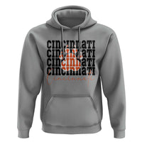 Cincinnati Tiger Paw Hoodie Football Lover Gift - Wonder Print Shop