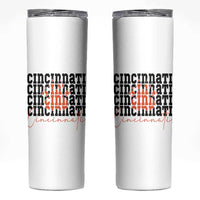 Cincinnati Tiger Paw Skinny Tumbler Football Lover Gift - Wonder Print Shop