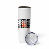 Cincinnati Tiger Paw Skinny Tumbler Football Lover Gift - Wonder Print Shop