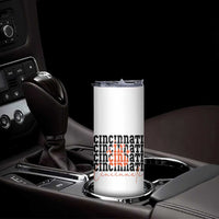 Cincinnati Tiger Paw Skinny Tumbler Football Lover Gift - Wonder Print Shop