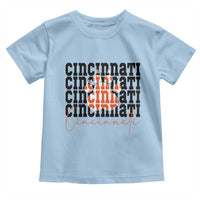Cincinnati Tiger Paw Toddler T Shirt Football Lover Gift - Wonder Print Shop
