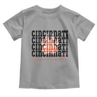 Cincinnati Tiger Paw Toddler T Shirt Football Lover Gift - Wonder Print Shop
