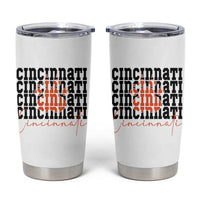 Cincinnati Tiger Paw Tumbler Cup Football Lover Gift - Wonder Print Shop