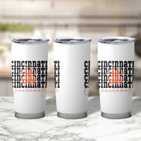 Cincinnati Tiger Paw Tumbler Cup Football Lover Gift - Wonder Print Shop