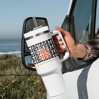 Cincinnati Tiger Paw Tumbler With Handle Football Lover Gift - Wonder Print Shop