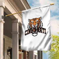 Roaring Cincinnati Tiger Football Garden Flag Game Day Fans Gift - Wonder Print Shop