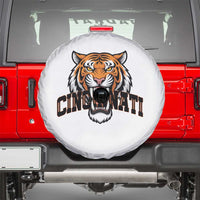 Roaring Cincinnati Tiger Football Spare Tire Cover Game Day Fans Gift - Wonder Print Shop