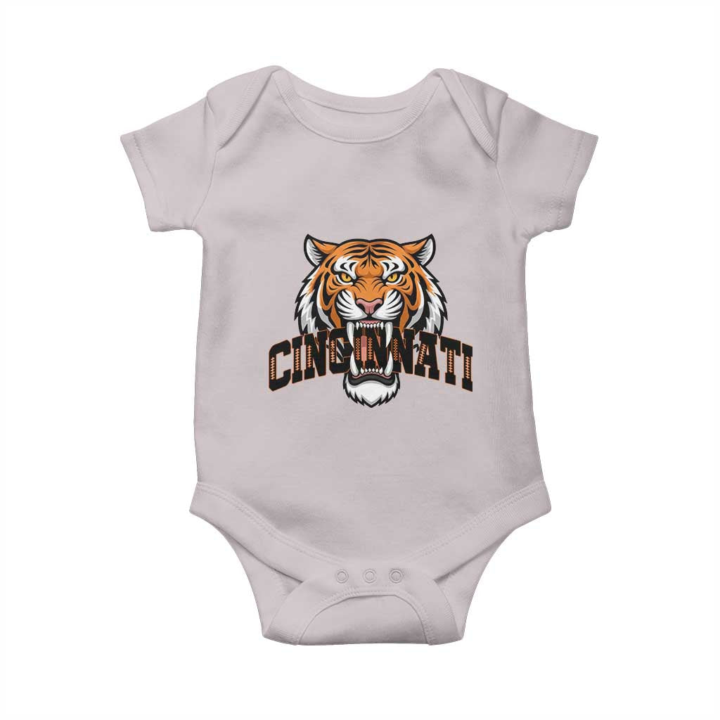 Roaring Cincinnati Tiger Football Baby Onesie Game Day Fans Gift - Wonder Print Shop