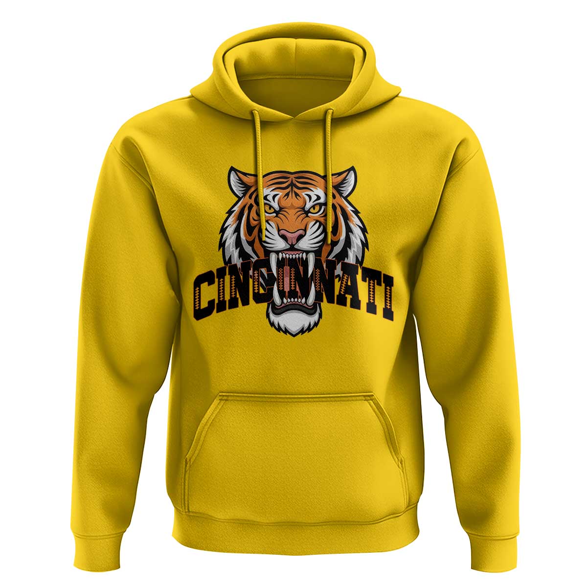 Roaring Cincinnati Tiger Football Hoodie Game Day Fans Gift - Wonder Print Shop
