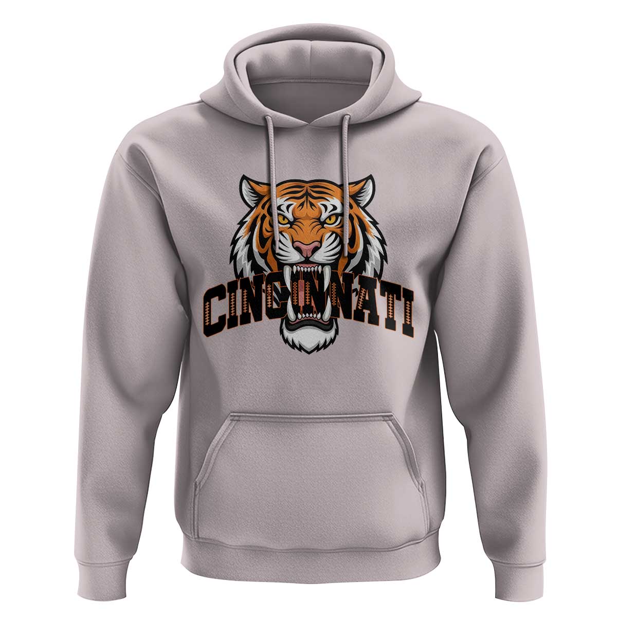 Roaring Cincinnati Tiger Football Hoodie Game Day Fans Gift - Wonder Print Shop