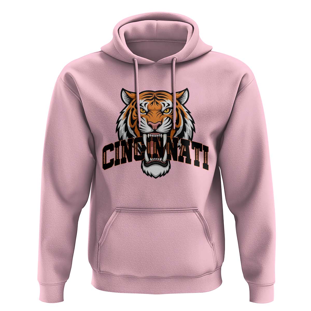 Roaring Cincinnati Tiger Football Hoodie Game Day Fans Gift - Wonder Print Shop