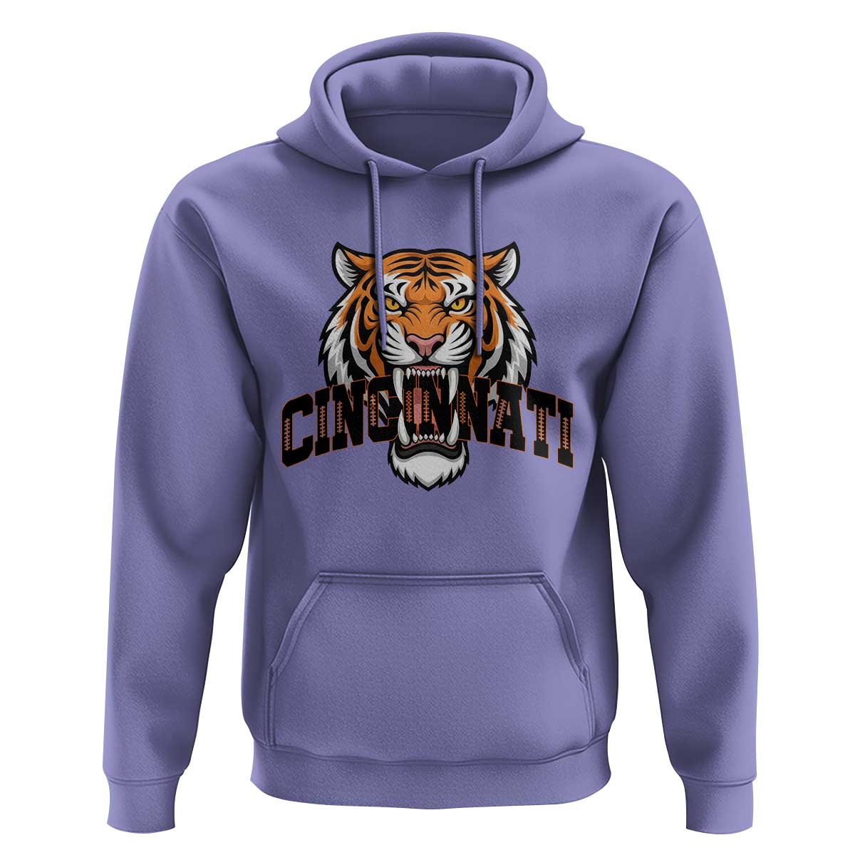Roaring Cincinnati Tiger Football Hoodie Game Day Fans Gift - Wonder Print Shop