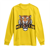 Roaring Cincinnati Tiger Football Long Sleeve Shirt Game Day Fans Gift - Wonder Print Shop