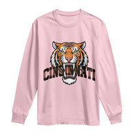 Roaring Cincinnati Tiger Football Long Sleeve Shirt Game Day Fans Gift - Wonder Print Shop