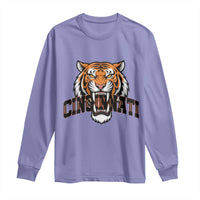 Roaring Cincinnati Tiger Football Long Sleeve Shirt Game Day Fans Gift - Wonder Print Shop