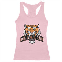 Roaring Cincinnati Tiger Football Racerback Tank Top Game Day Fans Gift - Wonder Print Shop