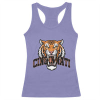 Roaring Cincinnati Tiger Football Racerback Tank Top Game Day Fans Gift - Wonder Print Shop
