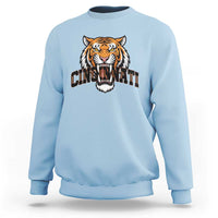 Roaring Cincinnati Tiger Football Sweatshirt Game Day Fans Gift - Wonder Print Shop