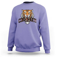 Roaring Cincinnati Tiger Football Sweatshirt Game Day Fans Gift - Wonder Print Shop