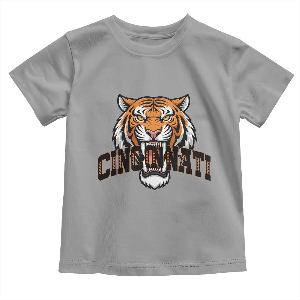 Roaring Cincinnati Tiger Football Toddler T Shirt Game Day Fans Gift - Wonder Print Shop
