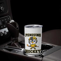 Funny Penguin Playing Ice Hockey Tumbler Cup Winter Sports Gift - Wonder Print Shop