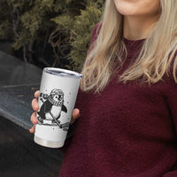Cute Penguin Playing Ice Hockey Tumbler Cup Funny Sports Lover Gift - Wonder Print Shop