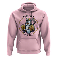 Funny Penguin Hockey Player Hoodie Gift For Animal Lovers - Wonder Print Shop
