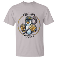 Funny Penguin Hockey Player T Shirt Gift For Animal Lovers - Wonder Print Shop