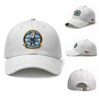 Funny Penguin Hockey Player Baseball Cap Sports Fan Gift