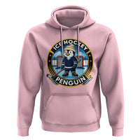 Funny Penguin Hockey Player Hoodie Sports Fan Gift - Wonder Print Shop