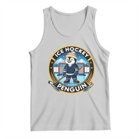 Funny Penguin Hockey Player Tank Top Sports Fan Gift - Wonder Print Shop