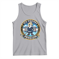 Funny Penguin Hockey Player Tank Top Sports Fan Gift - Wonder Print Shop