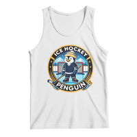 Funny Penguin Hockey Player Tank Top Sports Fan Gift - Wonder Print Shop