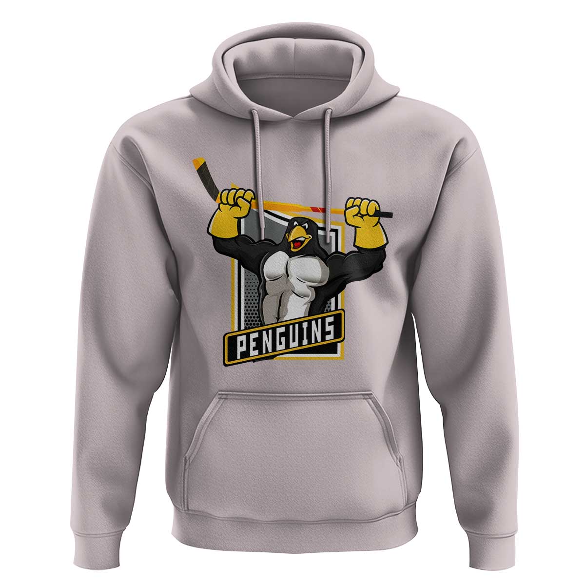 Funny Ice Hockey Player Gift Hoodie Penguin Power - Wonder Print Shop