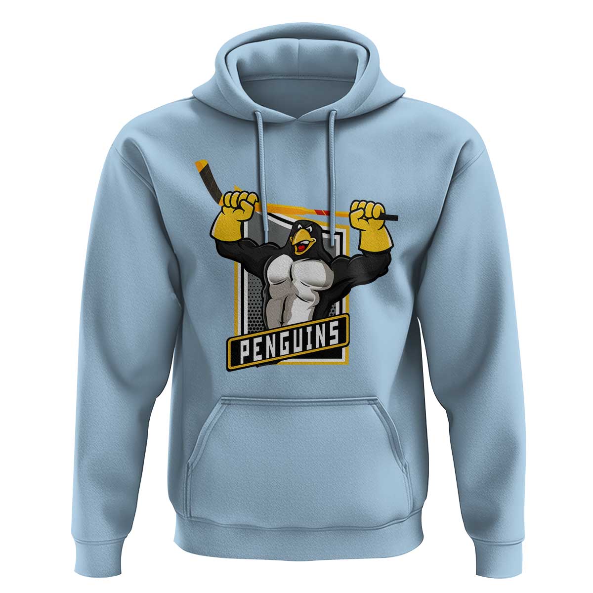 Funny Ice Hockey Player Gift Hoodie Penguin Power - Wonder Print Shop