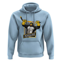 Funny Ice Hockey Player Gift Hoodie Penguin Power - Wonder Print Shop
