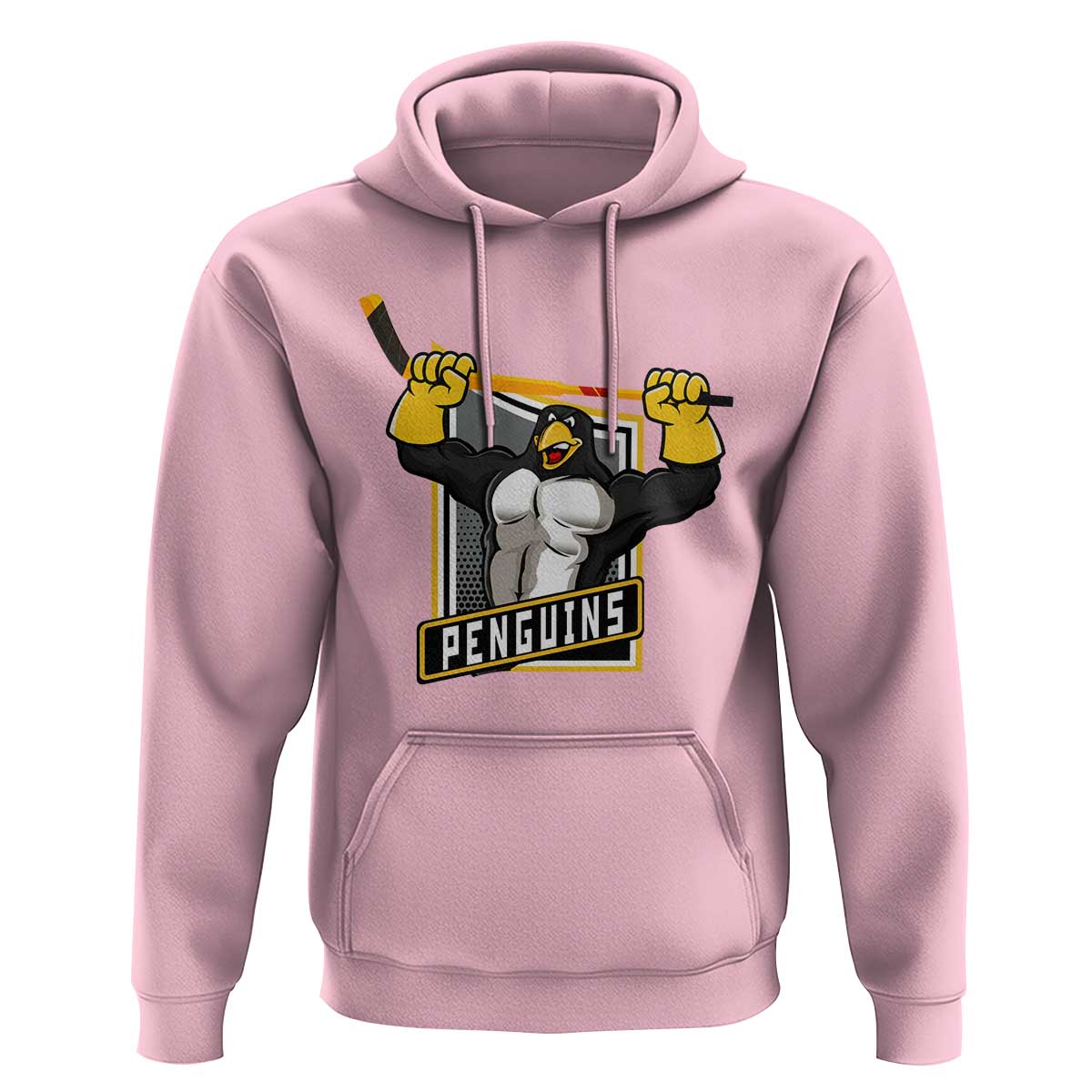 Funny Ice Hockey Player Gift Hoodie Penguin Power - Wonder Print Shop