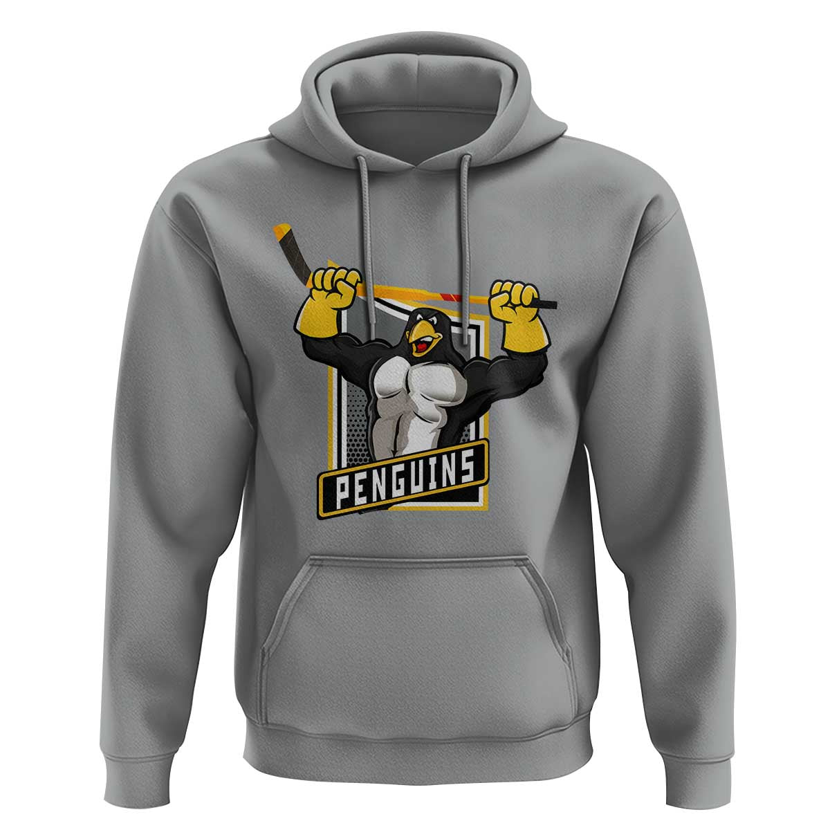 Funny Ice Hockey Player Gift Hoodie Penguin Power - Wonder Print Shop