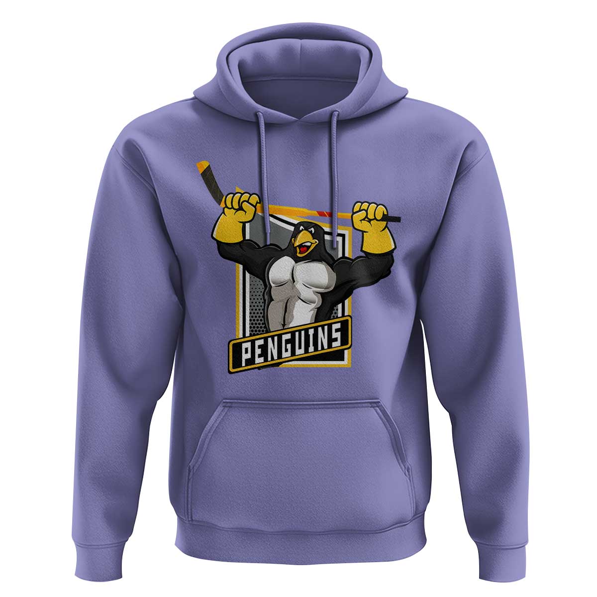 Funny Ice Hockey Player Gift Hoodie Penguin Power - Wonder Print Shop