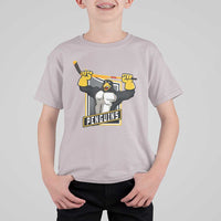 Funny Ice Hockey Player Gift T Shirt For Kid Penguin Power - Wonder Print Shop