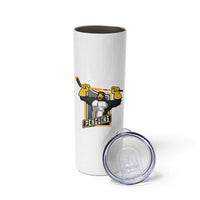 Funny Ice Hockey Player Gift Skinny Tumbler Penguin Power - Wonder Print Shop