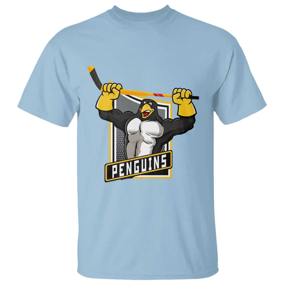 Funny Ice Hockey Player Gift T Shirt Penguin Power - Wonder Print Shop