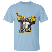 Funny Ice Hockey Player Gift T Shirt Penguin Power - Wonder Print Shop