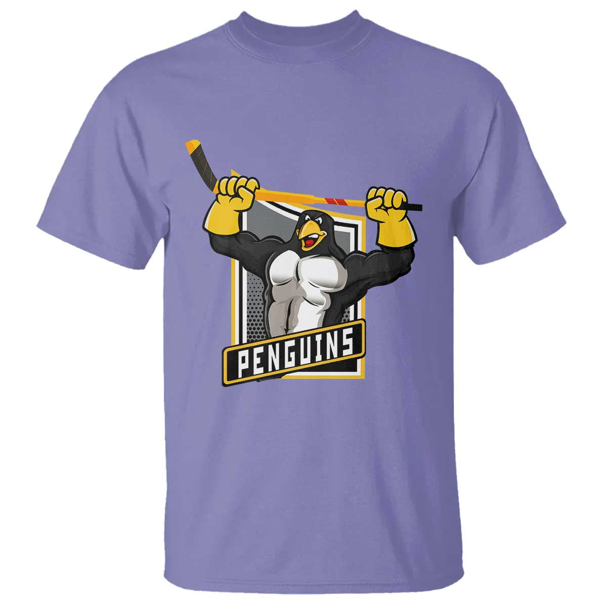 Funny Ice Hockey Player Gift T Shirt Penguin Power - Wonder Print Shop