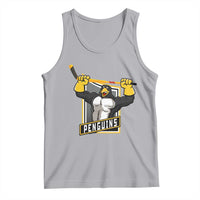 Funny Ice Hockey Player Gift Tank Top Penguin Power - Wonder Print Shop