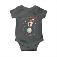 Cute Penguin Tis The Season Baby Onesie Funny Christmas Gift For Holiday Fans - Wonder Print Shop
