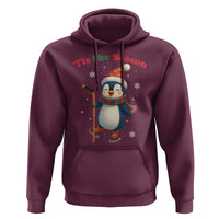 Cute Penguin Tis The Season Hoodie Funny Christmas Gift For Holiday Fans - Wonder Print Shop